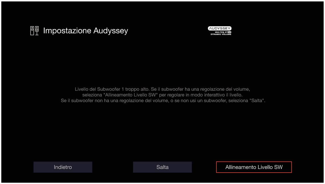 GUI Audyssey SW X38